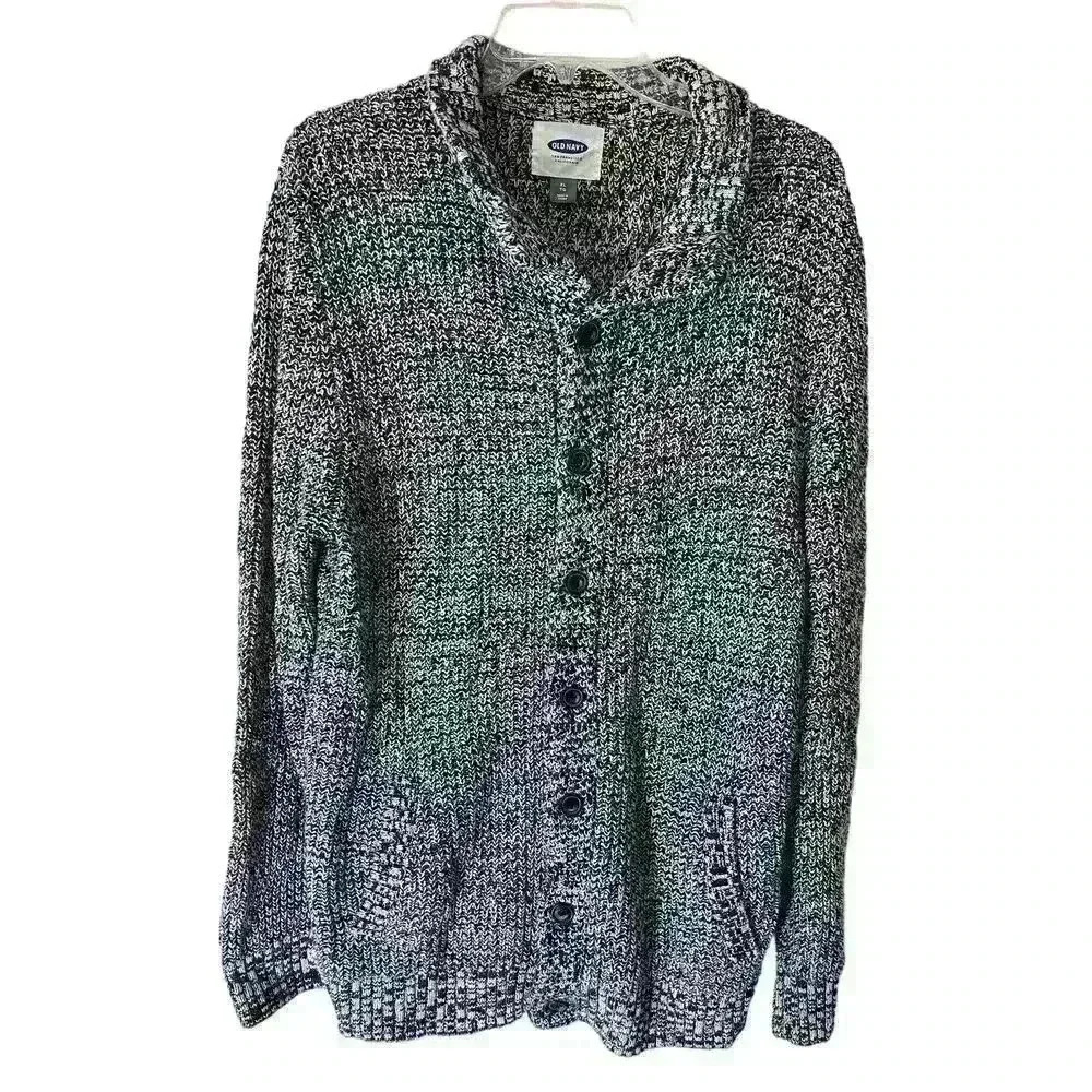 Old Navy Women's Double XL Mixed Cable Sweater Button Front Cardigan XL Reg